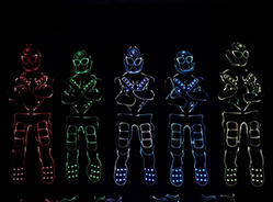 创意节目能源舞者表演