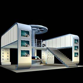 演出星展台搭建效果图