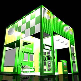 演出星展台搭建效果图